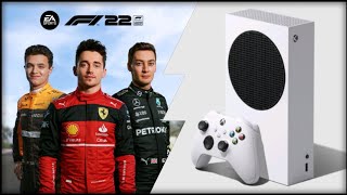 Xbox Series S  F1 22 Xbox One version  Backwards Compatible test [upl. by Rafael]