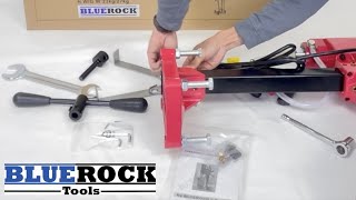 BLUEROCK 8Z1 Unboxing amp Assembly Concrete Core Drill Rig Stand Drilling How to Setup [upl. by Silvanus]