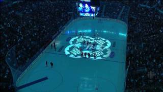 Leafs Honour the Memory of Brendan Burke Before Game HD [upl. by Sayette729]