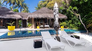 Deluxe Beach Pool Villa  Velaa Private Island Maldives [upl. by Anilef]