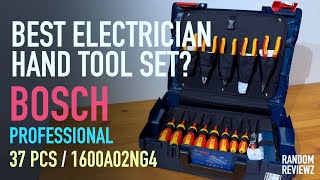 Best Electrician Set Bosch Professional 37 pcs Hand Tool Set [upl. by Eduj]