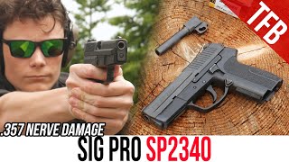 SIGSauers First Polymer Framed Handgun The SIG Pro SP2340 [upl. by Moon]