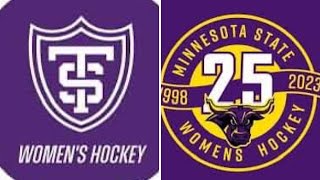 Minnesota State 3 St Thomas 4 Women’s Hockey Full Highlights Oct 1124 [upl. by Mharba]