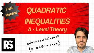 Quadratic Inequalities  A Level Maths [upl. by Eerhs567]