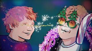 Ed Sheeran amp Elton John  Merry Christmas Official Lyric Video [upl. by Fauman]