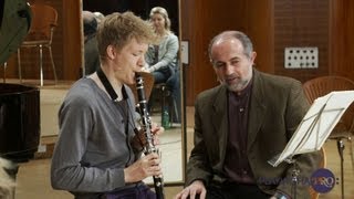 Clarinet lessons Yehuda Gilad 3 Orchestral studies Play With a Pro [upl. by Novello895]