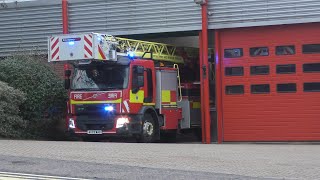 Suffolk Fire amp Rescue Service  Bury St Edmunds TL Driver Training Run [upl. by Deirdra]