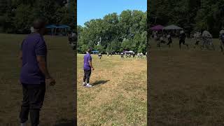 American vs national Pikesville wildcats 8u popwarnerfootball [upl. by Kimberli]