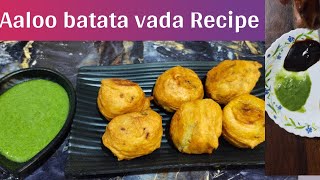 Aaloo batata vada Recipefood viralvideotrending recipe aloorecipe batata [upl. by Ytteb]