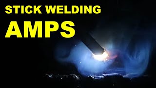 How to Set Amperage for Stick Welding [upl. by Morty]