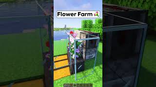 Minecraft Flower Farm💐 shorts [upl. by Lumbard]