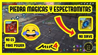 MIR4  Todo Lo Que Necesitas Saber Sobre Piedras Mágica y Espectromita [upl. by Ellehsar622]