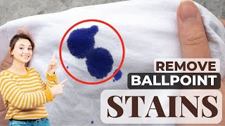 How To Remove Ballpoint Pen Stains From ClothesEasy Methods [upl. by Heidy]