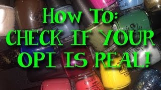 How To Tell If Your OPI is Genuine [upl. by Nettirb]