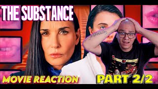 First Time Watching THE SUBSTANCE 22  Horror Movie Reaction amp Commentary  DEMI MOORE [upl. by Esau]