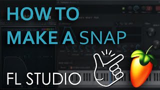 How to make snaps in FL Studio  What is Snaps Sound Effect [upl. by Willey688]