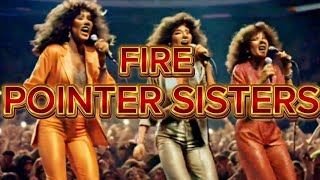 FIRE  POINTER SISTERS  LYRICS [upl. by Helbonnah]