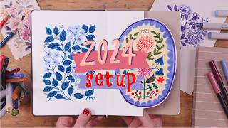 2024 Yearly Bujo Setup  How To Bullet Journal For Beginners [upl. by Haynes]