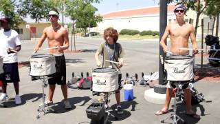 2010 Blue Devils drumline  12yr old Brandon center snare [upl. by Javier]