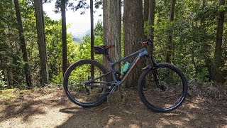 Full suspension mountain bike singlespeed experiment test 1 [upl. by Ilise]