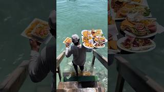 Restaurant in the water on the beaches of the Philippines [upl. by Telfer]