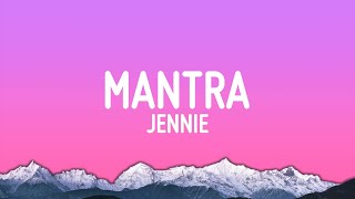 JENNIE  Mantra Lyrics [upl. by Naresh927]