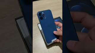 Unboxing iphone 12 Pro Max IBox warna pasific Blue 256 Gb [upl. by Labanna]