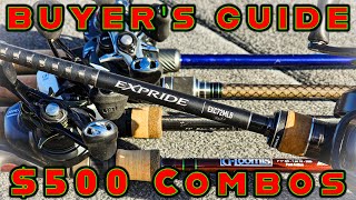 BUYERS GUIDE 500 ROD AND REEL COMBOS  Best Bang For The Buck [upl. by Ferree]