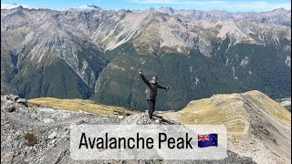 Avalanche Peak Arthur’s Pass National Park 26022024 [upl. by Yendys83]