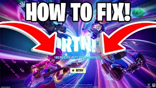 Why is Fortnite Servers Down How to Fix Fortnite Servers Not Responding [upl. by Sharos867]