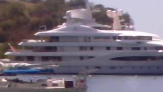 Mexican billionaire Alberto Baillères super yacht mayan queen IV in Grenada port Louis marina [upl. by Jae]