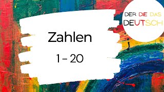 Zahlen von 1 20  Deutsch lernen [upl. by Montagna]