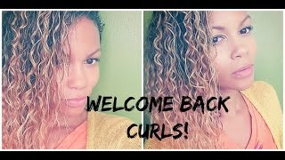 NATURAL HAIRHow to Get Better CURLS with Cantu Shea Butter Moisturizing Curl Activator Cream [upl. by Violante982]