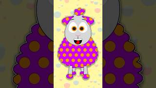 A POLKADOT SHEEP remix lullaby BabyBigMouth shorts baabaablacksheep nurseryrhymes [upl. by Rolyat]