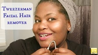 Tweezerman Facial Hair Remover I First Impression [upl. by Durning]