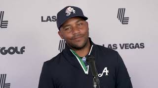 LIV Golf Las Vegas 2024 Harold Varner III Presser Thursday © LIV Golf [upl. by Annaerda393]