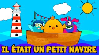 IL ETAIT UN PETIT NAVIRE  Ohé ohé matelot   ⛵️ Comptine BEBE POULE [upl. by Alaehcim]