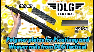 Picatinny and Weaver Rails Covers  DLG Tactical  DLG077 amp DLG078 [upl. by Cooperman]