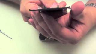 iPhone 4g disassembly introduction battery removal [upl. by Fates42]