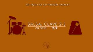 Metronome Salsa clave 23 80bpm 22 [upl. by Nancie]