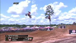 Cairoli vs Herlings Race 1  Monster Energy MXGP of USA [upl. by Kirad653]