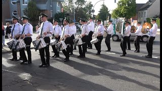 Schützenfest Klompenkirmes am 02 Oktober 2023 in GV Elsen Der Aufmarsch zur Regimentabnahme 2023 [upl. by Sokil]