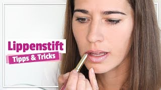 Lippenstift Tricks rosa Lippenstift schminken 💄 [upl. by Rawden]