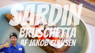 Sardin bruschetta  Opskrifter  P Clausens Fiskehandel [upl. by Azmuh]