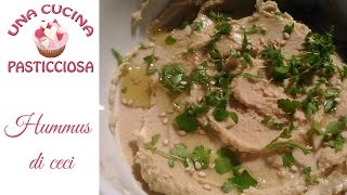 HUMMUS DI CECI ricetta originale in 5 minuti ricetta facile e veloce [upl. by Aital]