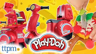 How to Make PlayDoh Pizza with the PlayDoh Pizza Delivery Scooter [upl. by Kath772]