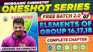 Class12th 7 P  Block One Shot Day 7  PYQs  By Abhishek Sir Chemistry asc HSC 2024 [upl. by Michey241]