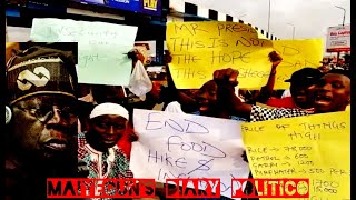 quotTinubu Ole Thiefquot Chants Rocks Ibadan Protest Abobakus Begs For Mercy Seyi Tinubu Say quotEndurequot [upl. by Quarta766]