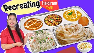 Recreating Haldirams Thali  CookWithNisha [upl. by Philender456]