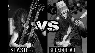 SLASH VS BUCKETHEAD  SIAPA YANG TERBAIK [upl. by Elhsa]